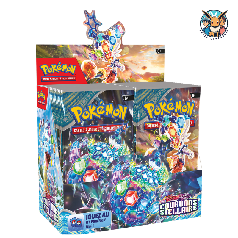 Display Couronne Stellaire EV07 - Pokemon