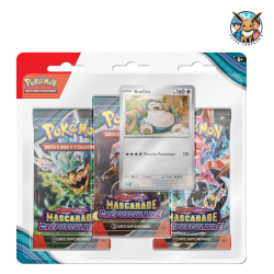 Tripack Ronflex Mascarade Crépusculaire EV06 - Pokemon