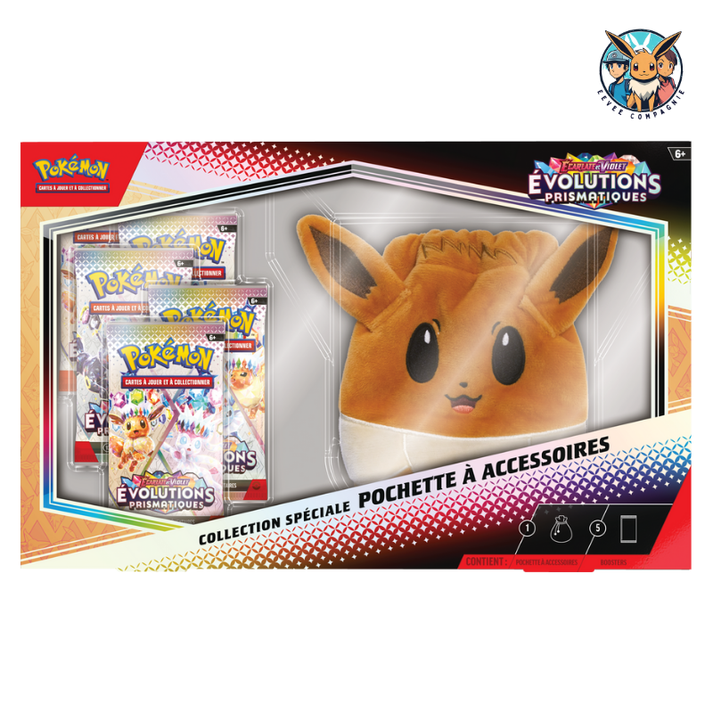 Coffret Pochette à Accessoires Evolutions Prismatiques EV8.5 - Pokemon