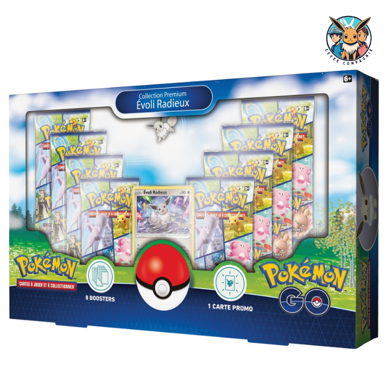 Coffret Premium Evoli Radieux EB10.5 Pokemon Go - Pokemon