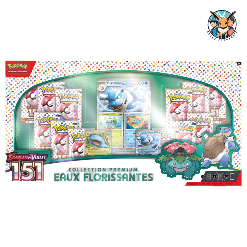 Coffret Premium 151 Eaux Florissantes EV3.5 - Pokemon