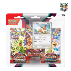 Tripack Evoli Flammes Obsidiennes EV03 - Pokemon